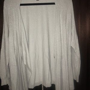 glittery cardigan